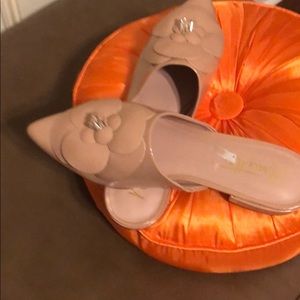 Alexander Dusty Pink flat mule shoes